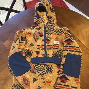 North Face hooded fleece pullover- men’s small, women’s medium